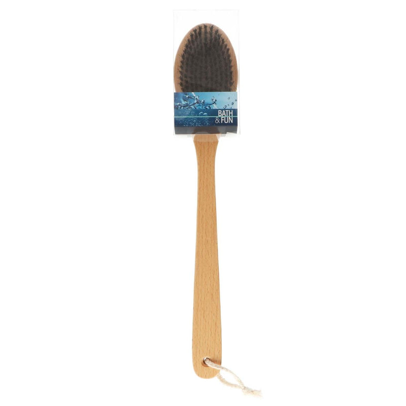 Load image into Gallery viewer, Bath fun badborstel hout varkenshaar
