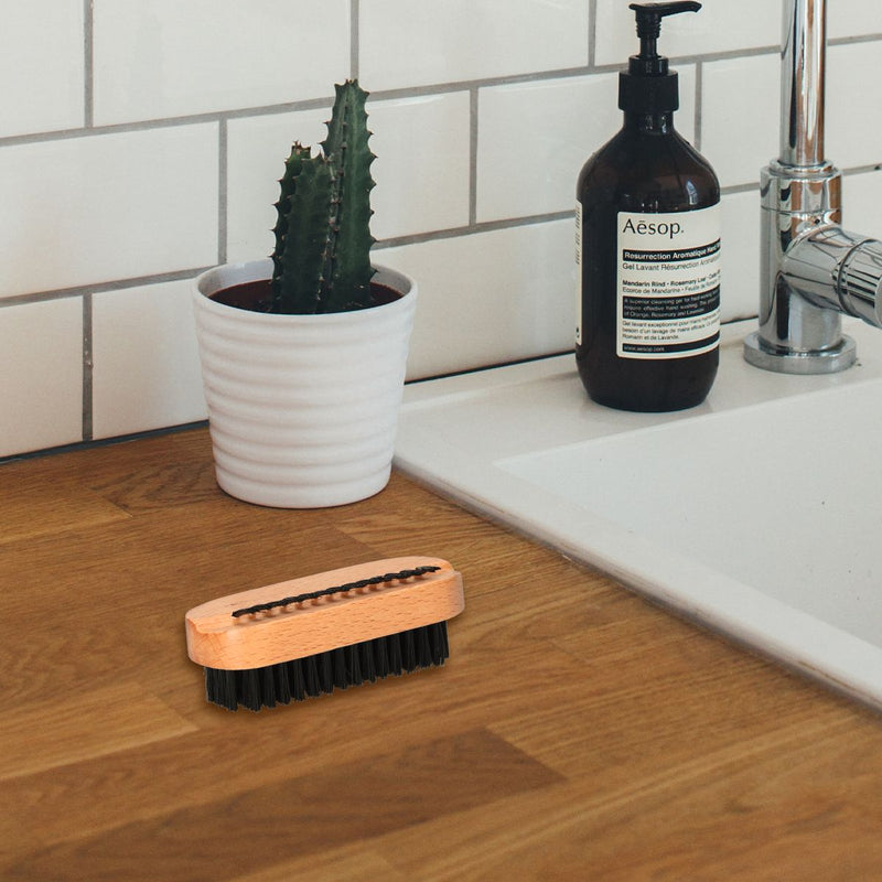 Load image into Gallery viewer, Bath fun nagelborstel hout varkenshaar
