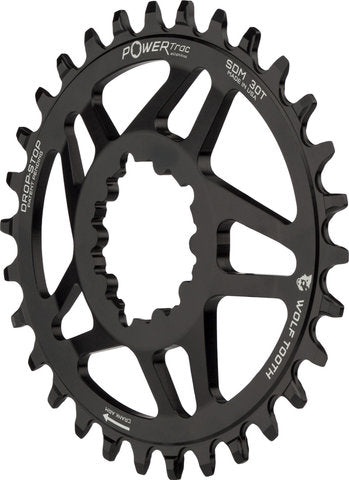 Wolf tooth components elliptical direct mount chainring for sram gxp