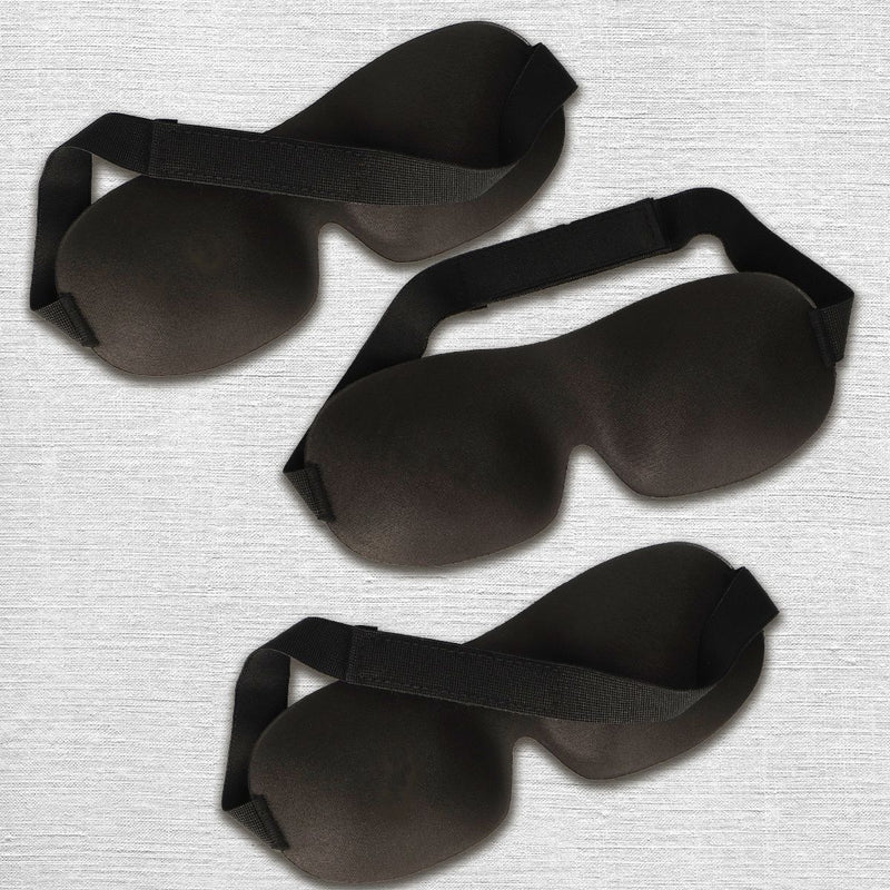 Load image into Gallery viewer, Bath fun slaapmasker 3d comfort zwart
