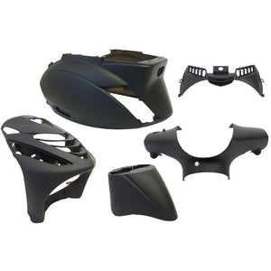 Edge plaatset 5-delig voor piaggio zip-sp vanaf bouwjaar 2000 - mat zwart