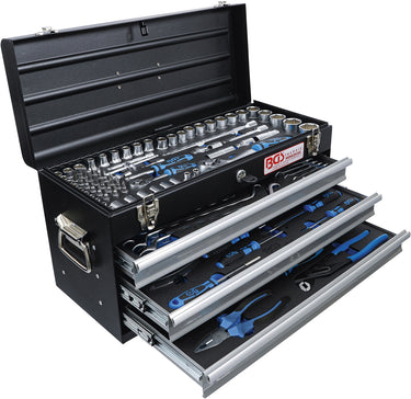 Bgs technic metal tool case with 143 tools