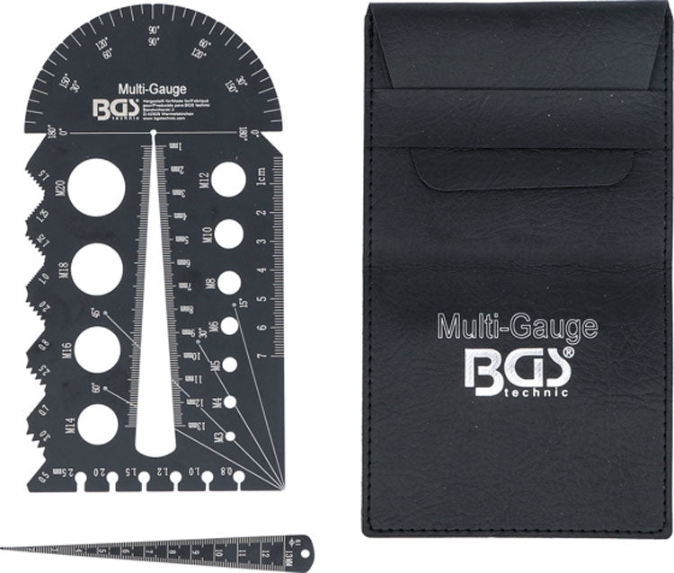 Load image into Gallery viewer, Bgs technic screwpitch gauge and thread template
