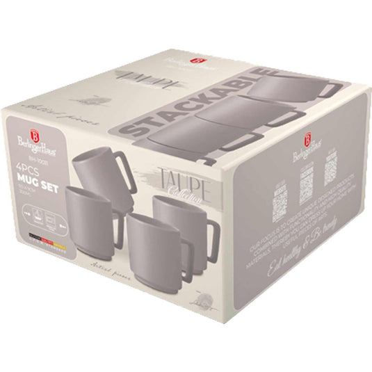 Berlingerhaus mokset 4-delig taupe