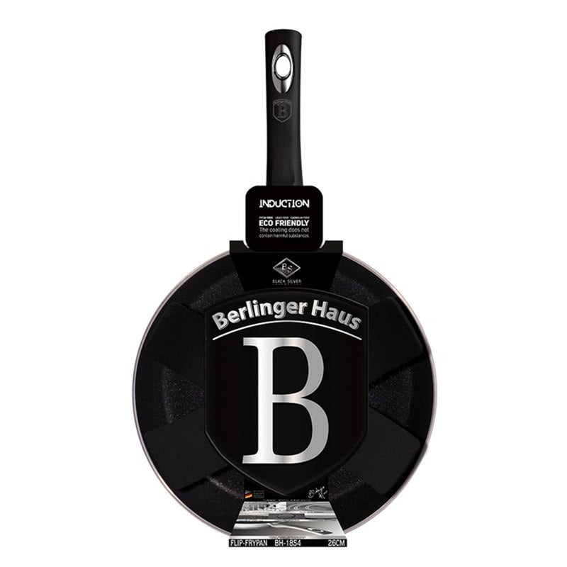 Load image into Gallery viewer, Berlingerhaus flip koekenpan 26cm black
