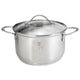 Berlingerhaus rvs pan 18x11 glas deksel
