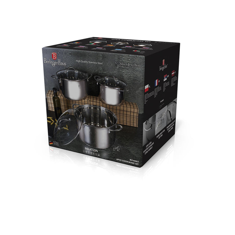 Load image into Gallery viewer, Berlingerhaus pannenset rvs start 3delig
