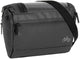 Bike carbon waterafstotende stuurtas met schouderhengsel 5l zwart