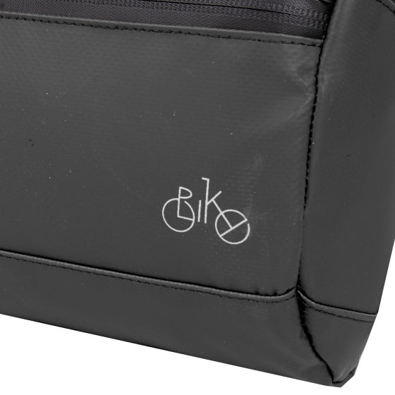 Load image into Gallery viewer, Bike carbon waterafstotende stuurtas met schouderhengsel 5l zwart
