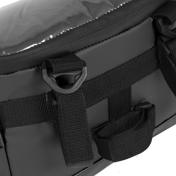 Load image into Gallery viewer, Bike carbon waterafstotende stuurtas met schouderhengsel 5l zwart
