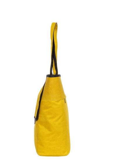 Bike drops shopper fietstas nylon 21l geel