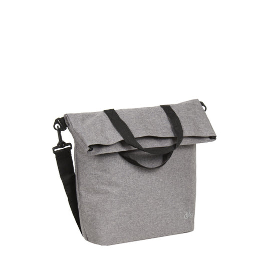 Bike drops shopper fietstas met schouderhengsel nylon 12l grijs
