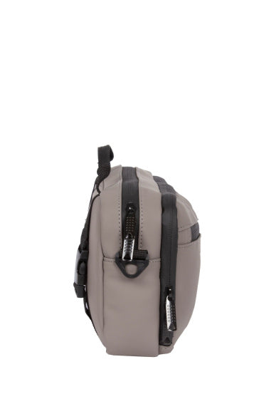 Load image into Gallery viewer, Bike splash waterafstotende stuurtas met schouderhengsel 3l taupe
