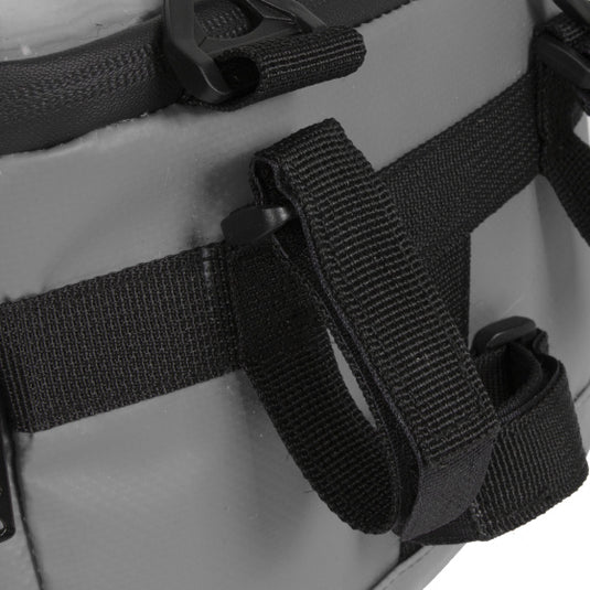 Bike splash waterafstotende stuurtas met schouderhengsel 5l grijs