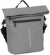 Bike splash waterafstotende stuurtas met schouderhengsel 6l grijs