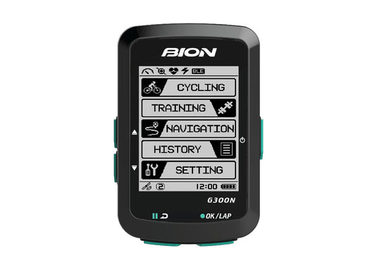 Bion fietscomputer gps-300n met navigatie