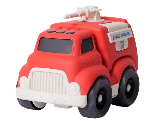 Bio toys bioplastic brandweerwagen met spuit