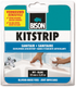Bison kitstrip sanitair wit 22 mm x 3.35 m, zelfklevend, afdichtstrip, waterdicht, voor allerlei voegen, douchebak, aanrecht, spoelbak, vloer en tegels