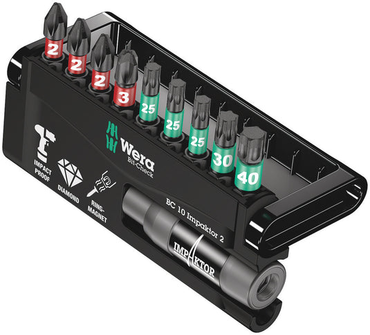 Imp wera bit-check 10 aktor 2, 10 -delig - 1 stuk(s) - 05057682001