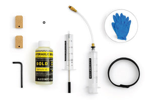 Bleedkit entlüftungskit premium gold for magura brakes + mineral oil