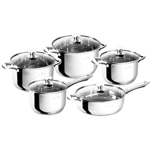 Blaumann pannenset 10-delig gourmet line
