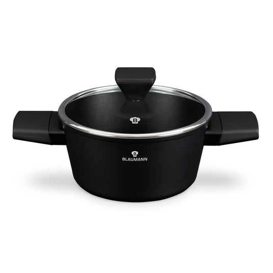 Blaumann black silver collection braadpan met deksel ø20cm
