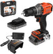 Black+decker gereedschap - 18v accu-klopboor- schroefmachine, 2x accu 2,0 ah, li-ion, lader bcd383d2xk-qw