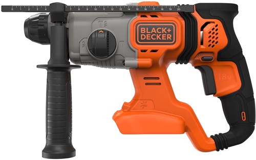Load image into Gallery viewer, Black+decker bcd900b 18v 1.2j sds+ boorhamer | zonder accu | zijhandgreep | dieptestop | 6mm betonboor - bcd900b-xj
