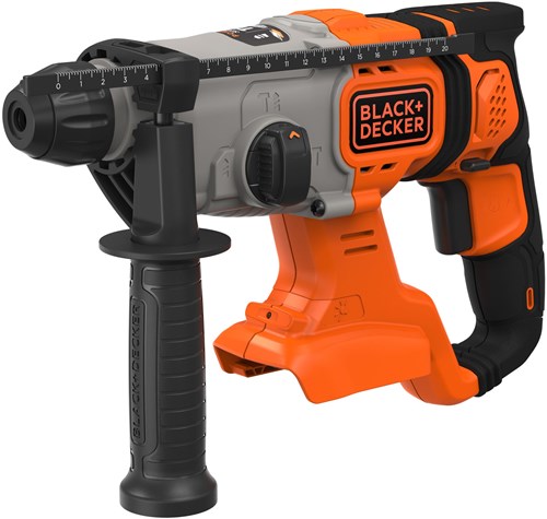 Load image into Gallery viewer, Black+decker bcd900b 18v 1.2j sds+ boorhamer | zonder accu | zijhandgreep | dieptestop | 6mm betonboor - bcd900b-xj
