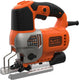 Black+decker bes610k 650w pendeldecoupeerzaag | in koffer | 1 zaagblad voor hout | 1 zaagrechtblad voor hout | antisplinterplaatje - bes610k-qs