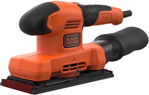 Black+decker 150w 1 3 vel vlakschuurmachine bew220-qs (oranje zwart)