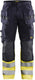 Blåkläder multinorm werkbroek inherent 14891512 | marine high vis geel | maat 64 - 7330509627419