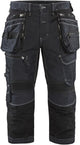 Blåkläder piraatbroek denim stretch x1900 19911141 | marineblauw zwart | maat 50 - 7330509554487