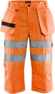 Blåkläder piraatbroek high-vis 15391811 | high vis oranje | maat 52 - 7330509629017