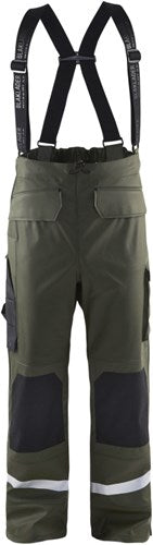 Blåkläder regenbroek level 2 13052003 | army groen | maat s - 7330509570777