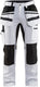 Blåkläder schilders werkbroek met stretch 19101000-1099 | wit zwart | maat c44 - 7330509622452