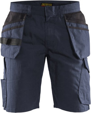 Blåkläder service short met spijkerzakken 14941330 | donker marineblauw zwart | maat 54 - 7330509688762