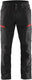 Blåkläder service werkbroek met stretch 14561845 | zwart rood | maat 50 - 7330509651506