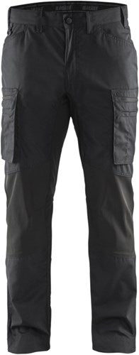 Blåkläder service werkbroek met stretch 14591845 | zwart | maat 56 - 7330509462997