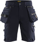 Blåkläder short 4-weg stretch x1900 19881644 | donker marineblauw zwart | maat 58 - 7330509687703