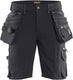 Blåkläder short 4-weg stretch x1900 19881644 | donkergrijs zwart | maat 46 - 7330509687727
