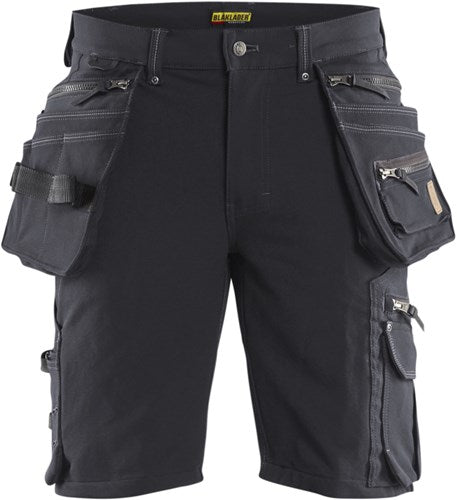 Blåkläder short 4-weg stretch x1900 19881644 | donkergrijs zwart | maat 56 - 7330509687772