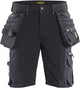 Blåkläder short 4-weg stretch x1900 19881644 | donkergrijs zwart | maat 56 - 7330509687772
