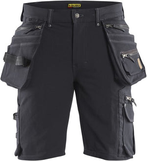 Blåkläder short 4-weg stretch x1900 19881644 | donkergrijs zwart | maat 58 - 7330509687789