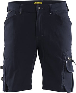 Blåkläder short 4-weg stretch x1900 zonder spijkerzakken 19871644 | donker marineblauw zwart | maat 44 - 7330509688274