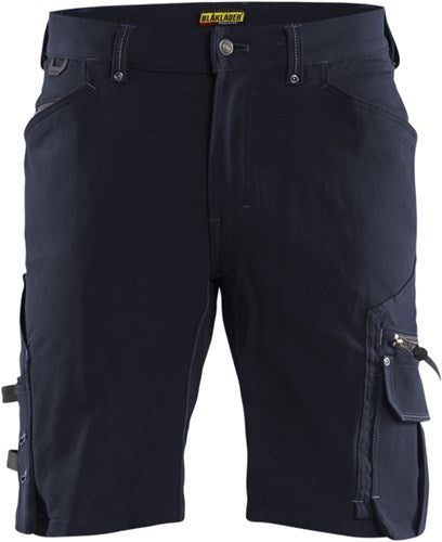 Blåkläder short 4-weg stretch x1900 zonder spijkerzakken 19871644 | donker marineblauw zwart | maat 56 - 7330509688335
