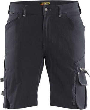 Blåkläder short 4-weg stretch x1900 zonder spijkerzakken 19871644 | donkergrijs zwart | maat 48 - 7330509688373