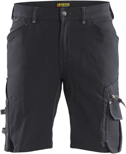Blåkläder short 4-weg stretch x1900 zonder spijkerzakken 19871644 | donkergrijs zwart | maat 52 - 7330509688397