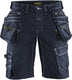 Blåkläder short denim stretch x1900 19921141 | marineblauw zwart | maat 46 - 7330509554364