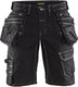 Blåkläder short denim stretch x1900 19921141 | zwart | maat 44 - 7330509534168